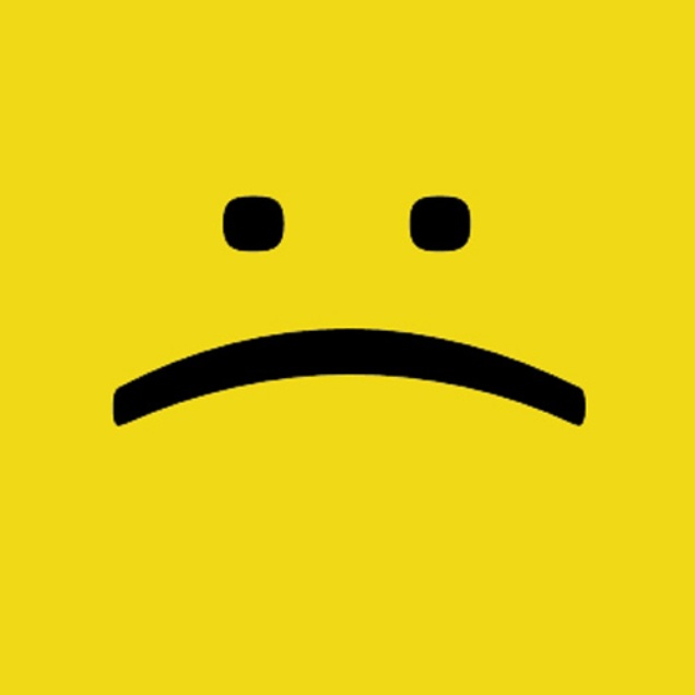Symbolbild: Trauriger Smiley