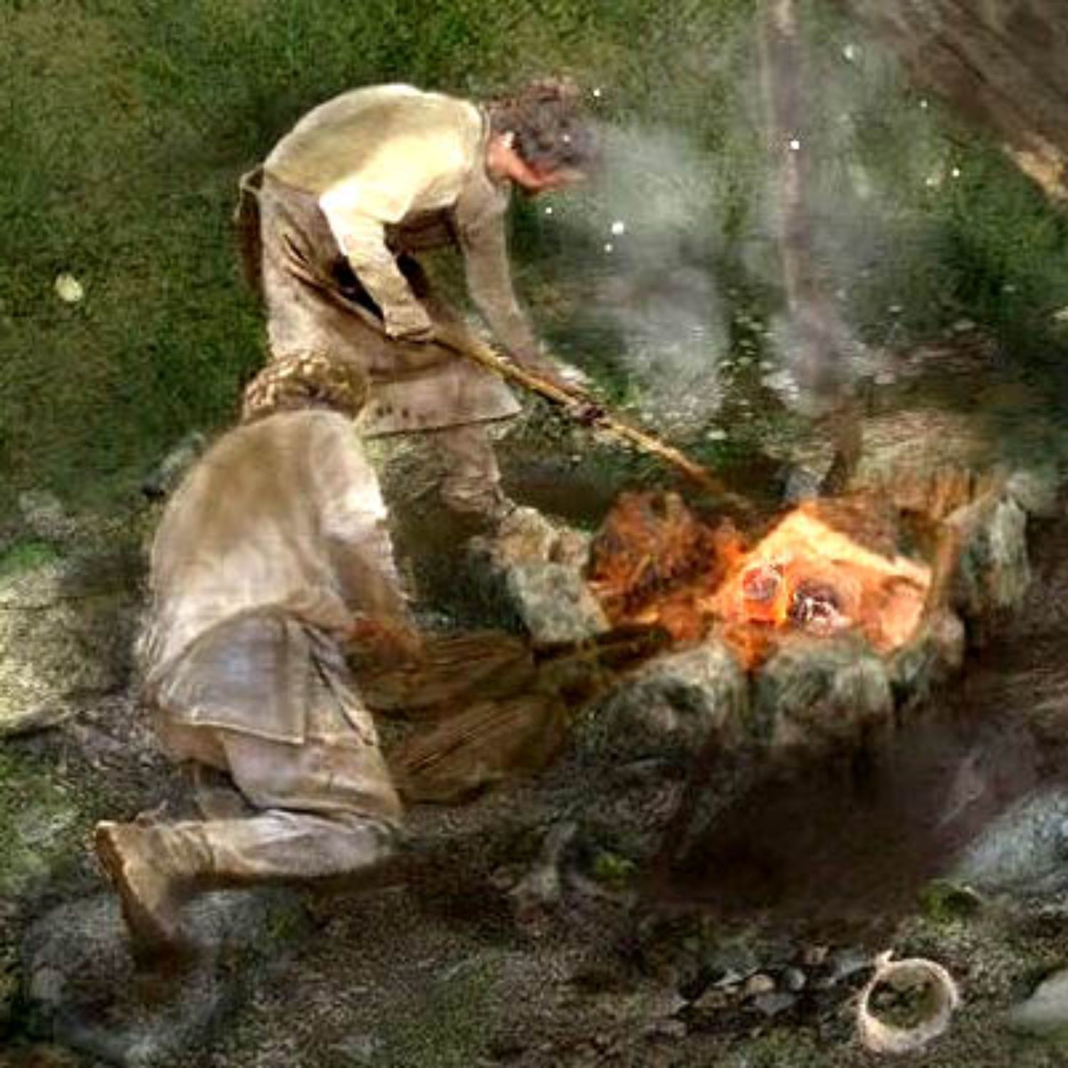 Von der Stirne heiß / Rinnen muß der Schweiß, / Soll das Werk den Meister loben! Abbildung [Ausschnitt]: ARCHÄOLOGISCHE ILLUSTRATIONEN