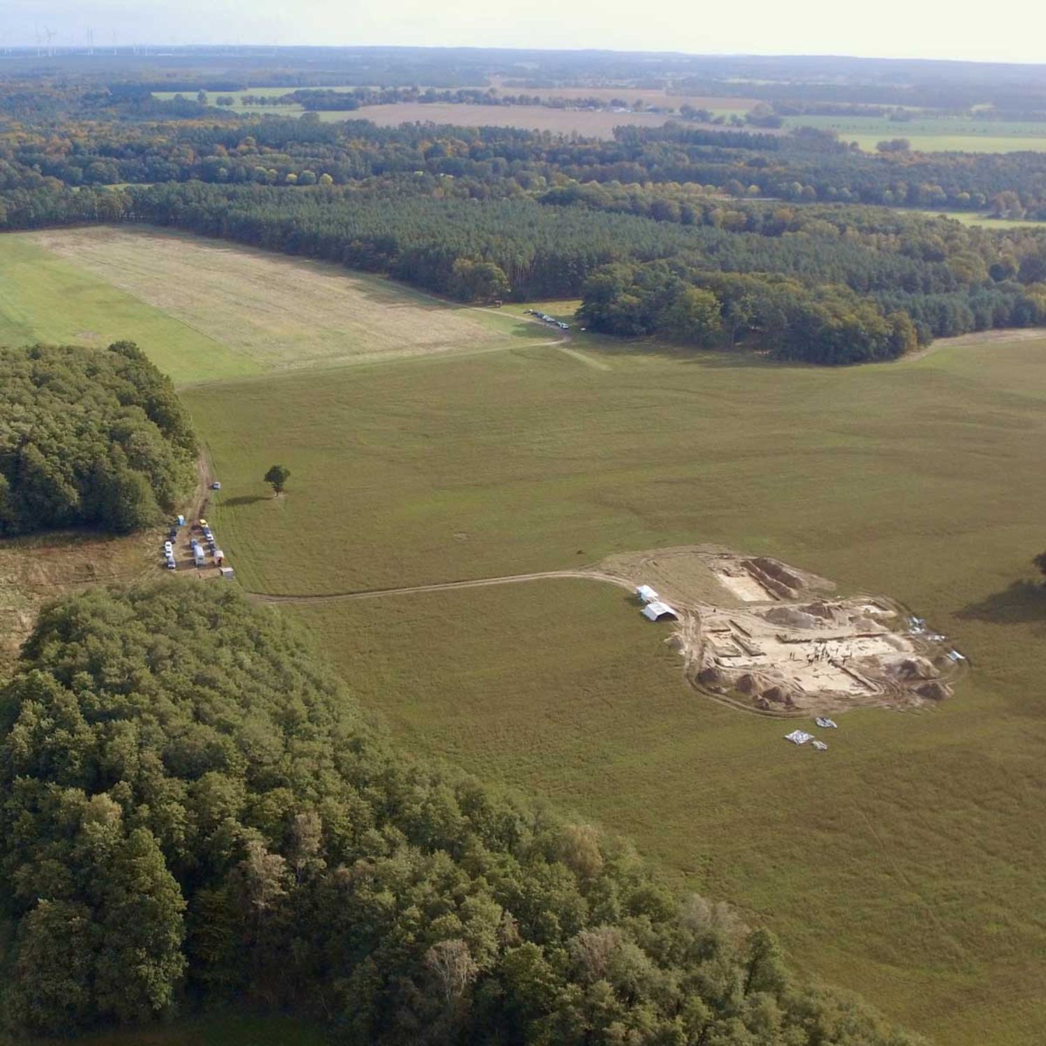 Die Prignitz offenbart ihre Geheimnisse: Ausgrabungen bei Seddin. Foto [Ausschnitt]: Immo Heske