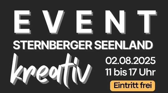 Plakat zum Event „Sternberger Seenland kreativ“
