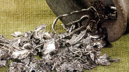 Delikatesse der Slawenzeit: Gemischtes Hack(-silber). Foto [Ausschnitt]: Dr. Andreas Kieseler.